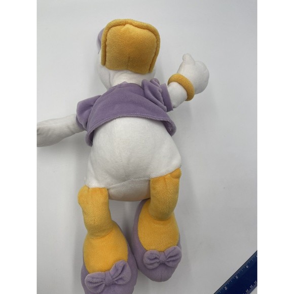 Disney Store Daisy Duck 15" Plush Purple Stuffed Animal Original Authentic - Picture 8 of 8